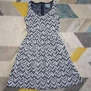 MAEVE Anthropologie Caldera Chevron Dress